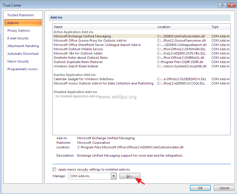 I can’t start Microsoft Outlook or receive the error “Cannot start.