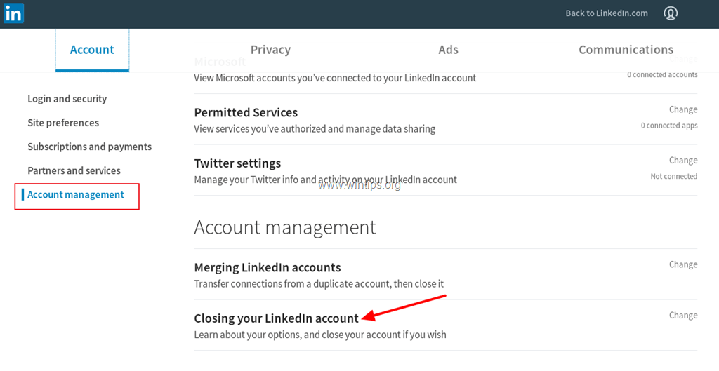 How to Permanently Delete LinkedIn Account.