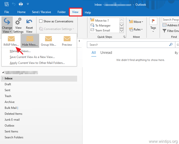 FIX Imported or Copied IMAP Email Messages are Missing on Exchange