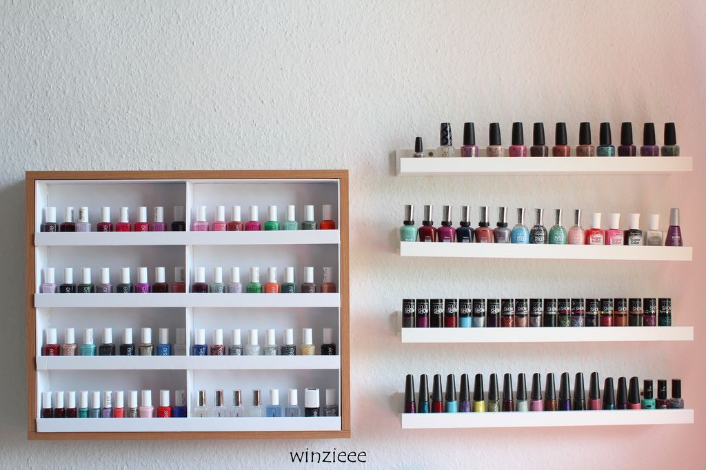 Update Meine Nagellackregale winzieee