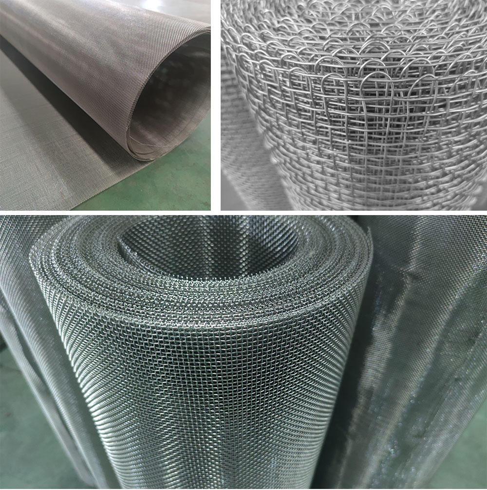 China Hot sale Metal Mesh Screen 304 316 factory sale 60 80 100 mesh