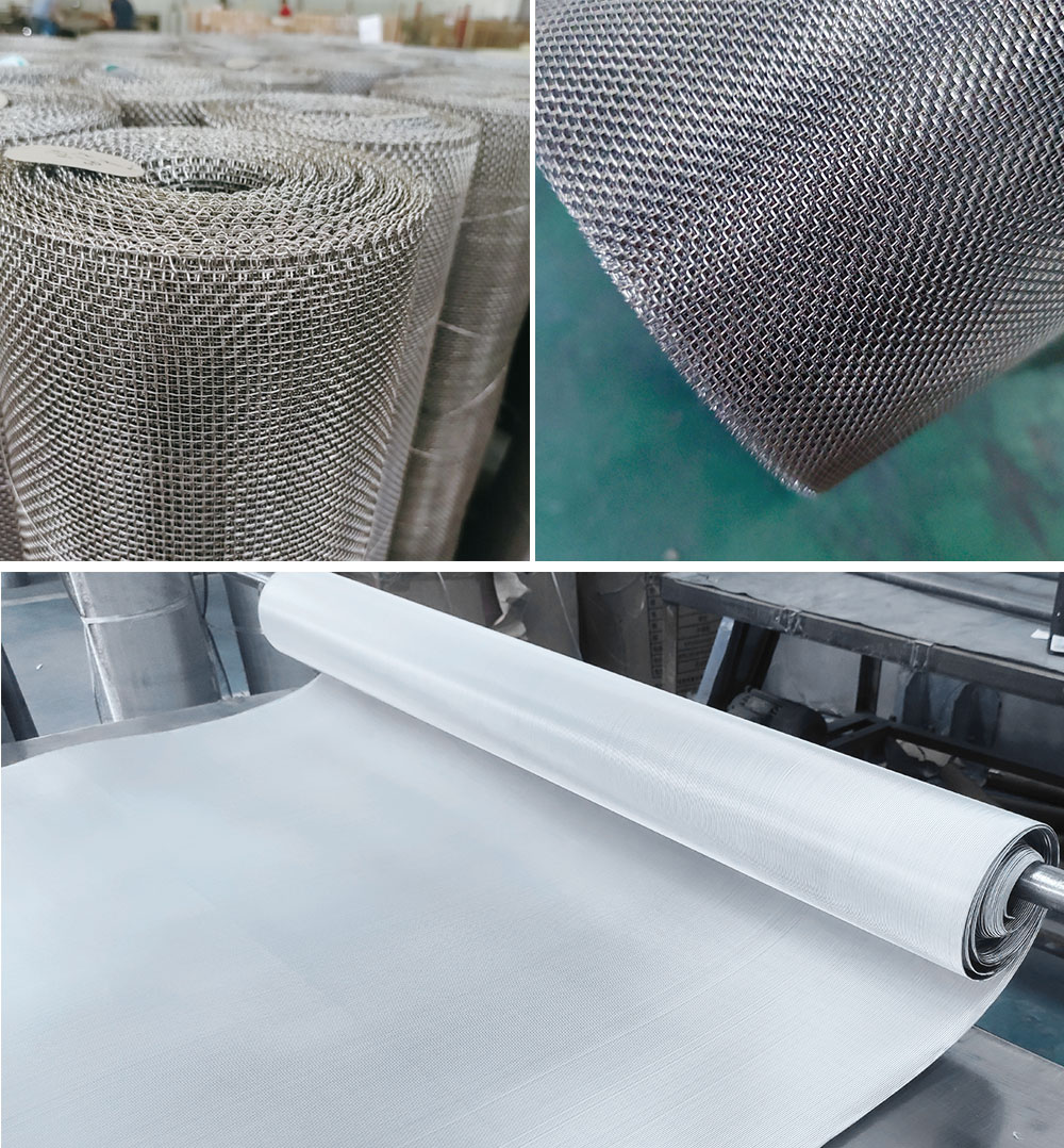 China 202, 304, 316 Stainless Steel Plain Woven Wire Mesh for Filter