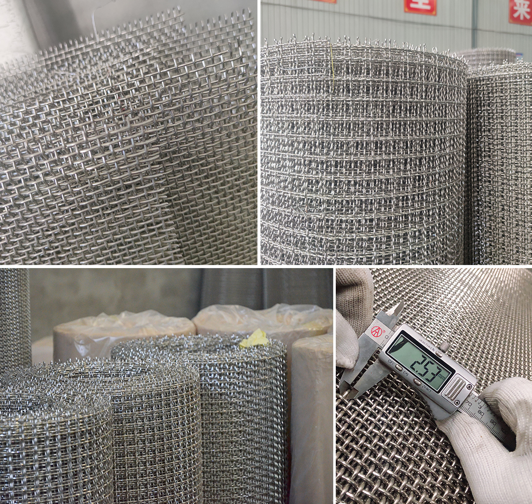 China stainless steel crimped weave wire mesh Manufacturer and Supplier