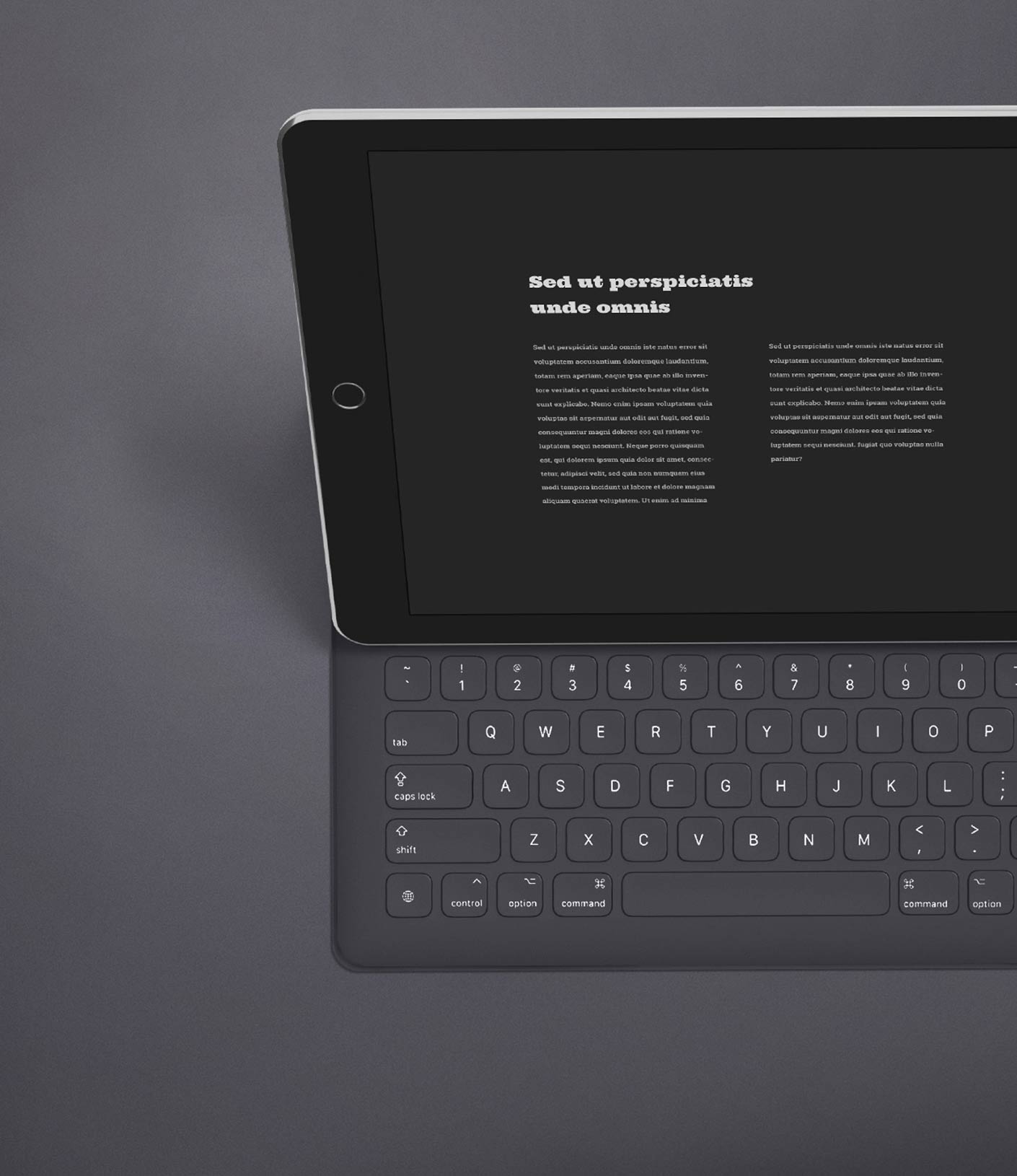 iPad Pro Mockup Wirecutter Union