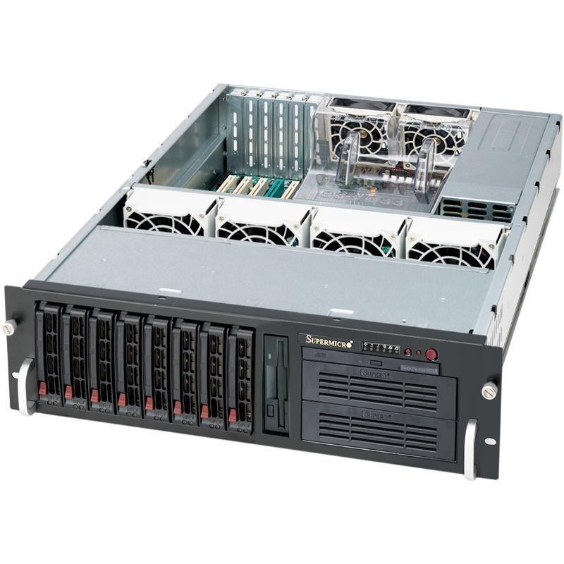 Supermicro CSE833T653B Server Chassis 3U Rackmount Wiredzone