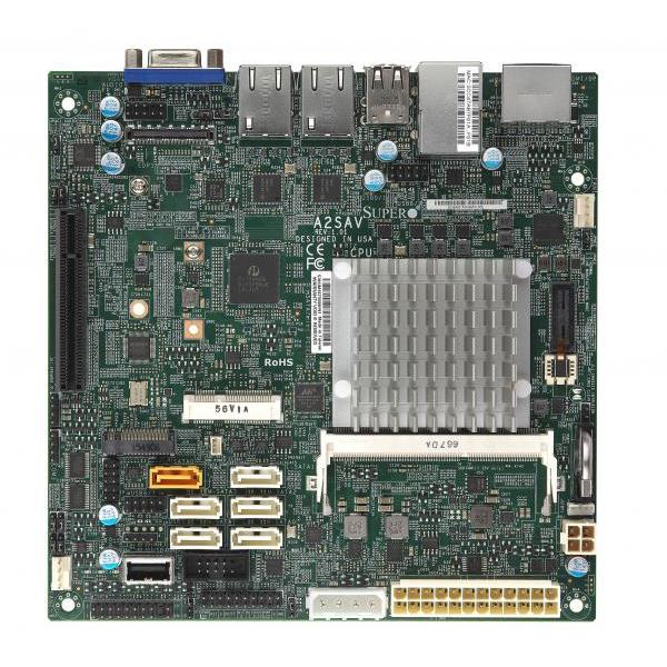 Supermicro A2SAV Motherboard MiniITX w/ Intel Atom