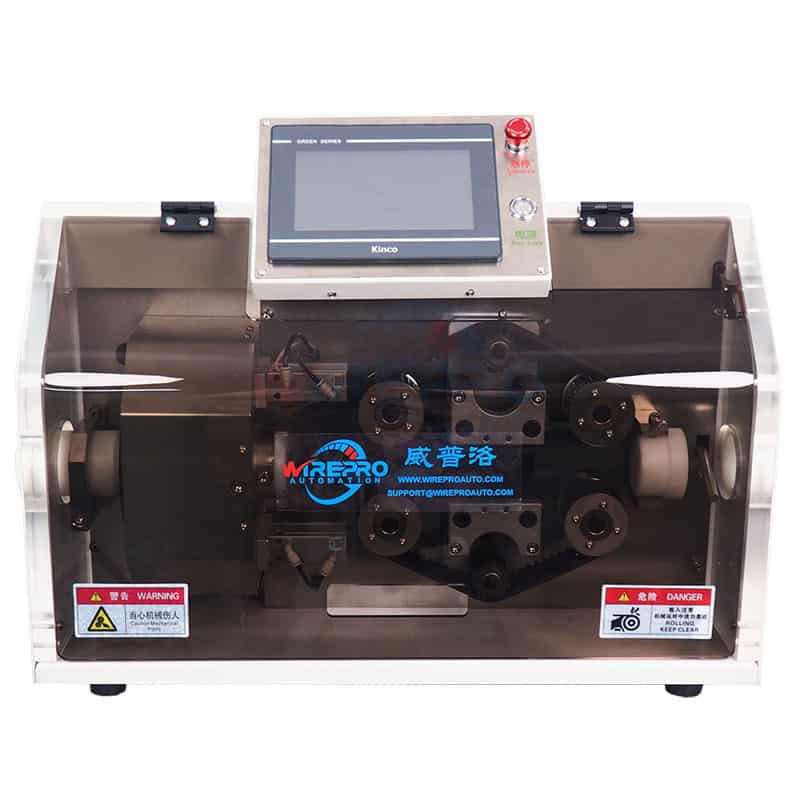 CBR03 Rotary blade cutter hard pipe plastic tube cutting machine WIREPRO Automation Technology