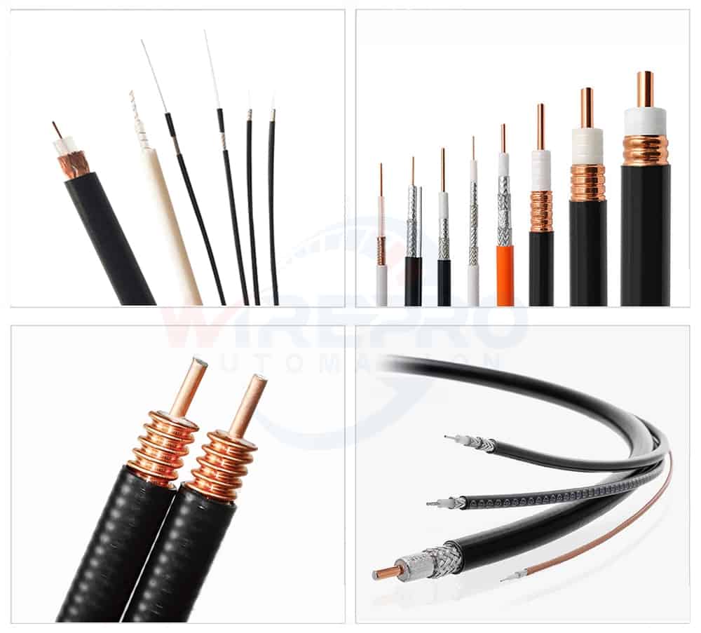 Rotary blade precision strip coaxial wire stripper coax cable stripping