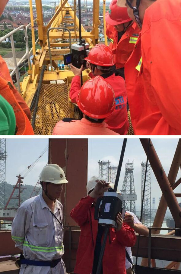 TST Portable Wire Rope Inspection System Used in Mining