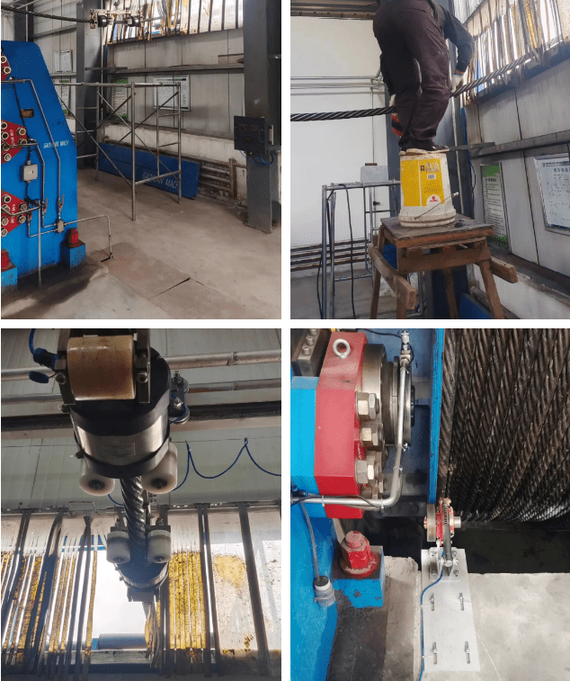 TST Online Wire Rope Inspection System Used in Coal Mine