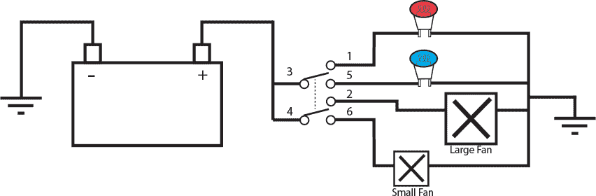 4 pin dpdt switch wiring diagram