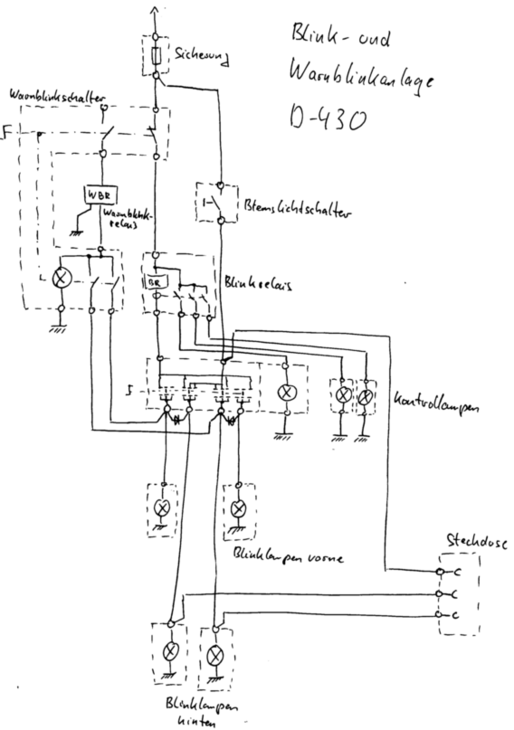 Elektrik und Beleuchtung des IHC D430