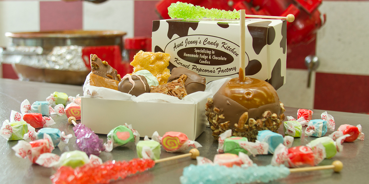 Kernel Popcorn's Factory/Aunt Jenny's Candy Kitchen