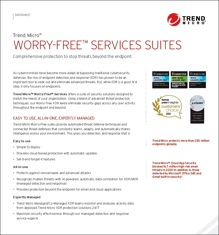 WorryFree™ Services Suites WisdomInterface