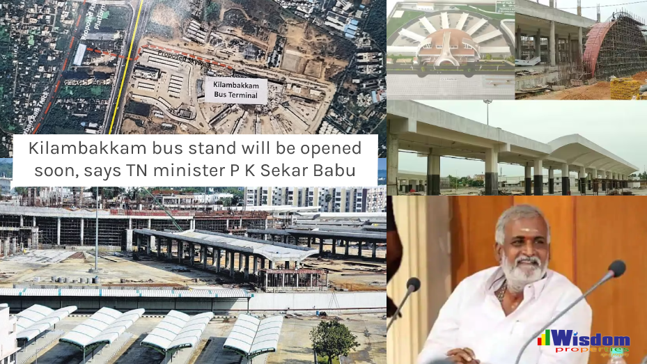 Kilambakkam bus stand will be opened soon, says TN minister P K Sekar Babu