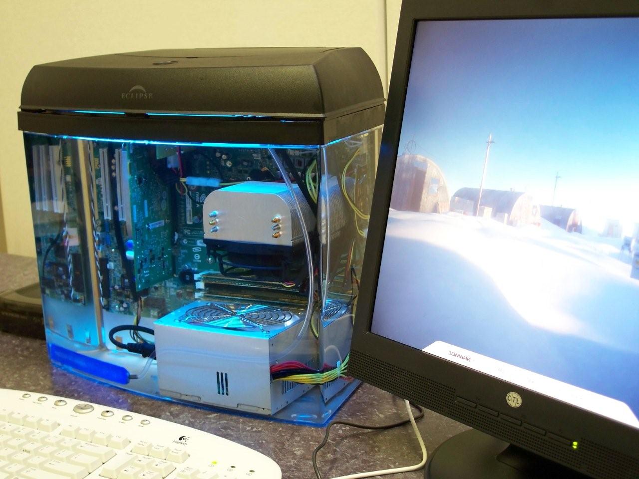 Build your own computer...submerged in oil.