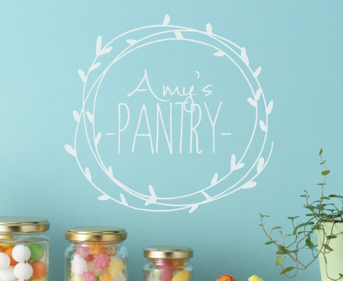 Pantry Name Sign Wall Decal