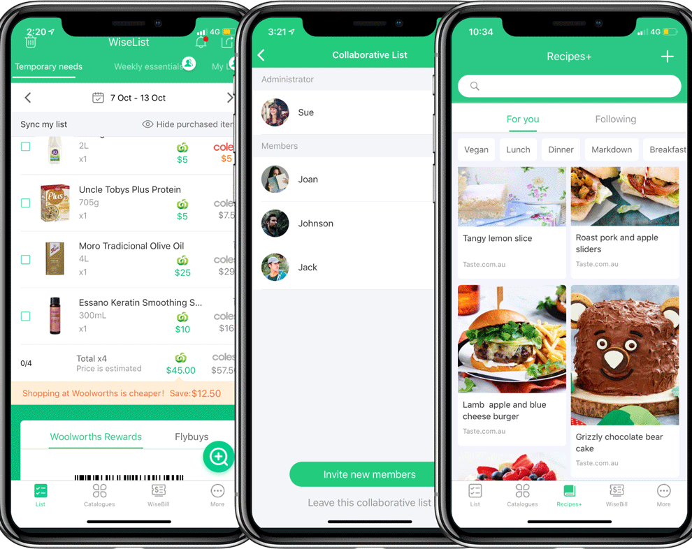 WiseList Compares grocery prices Order delivery online