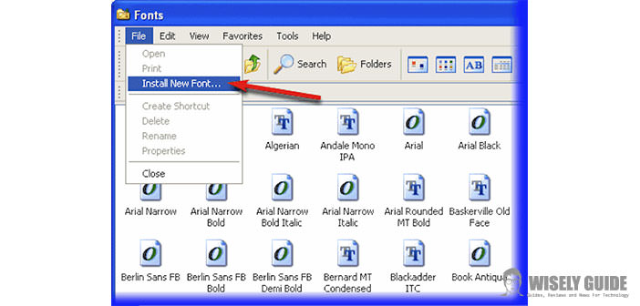How to install New fonts on Windows Wisely Guide