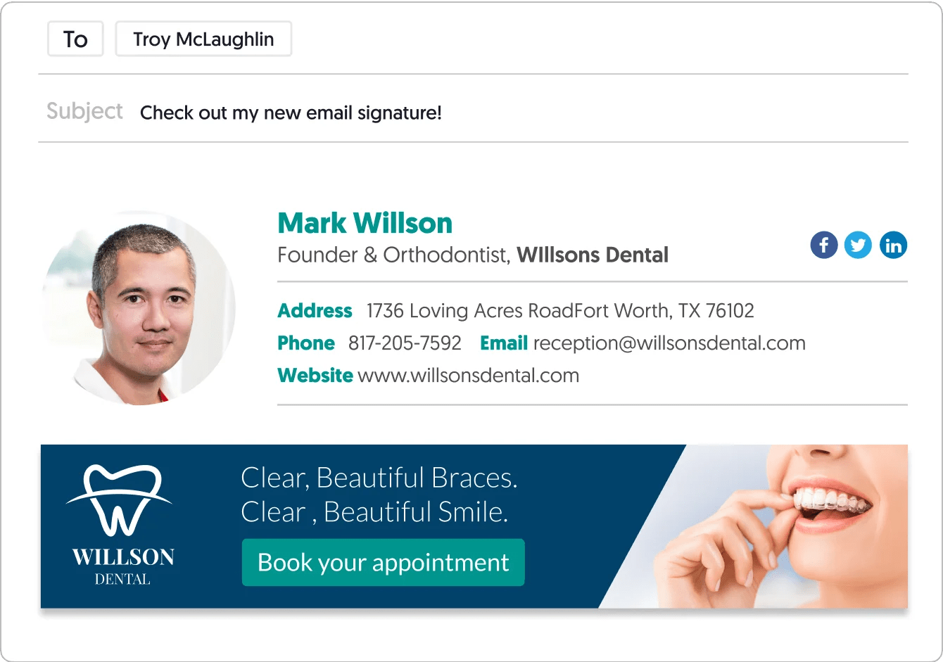 How to add a banner to Outlook email signature (1min guide)