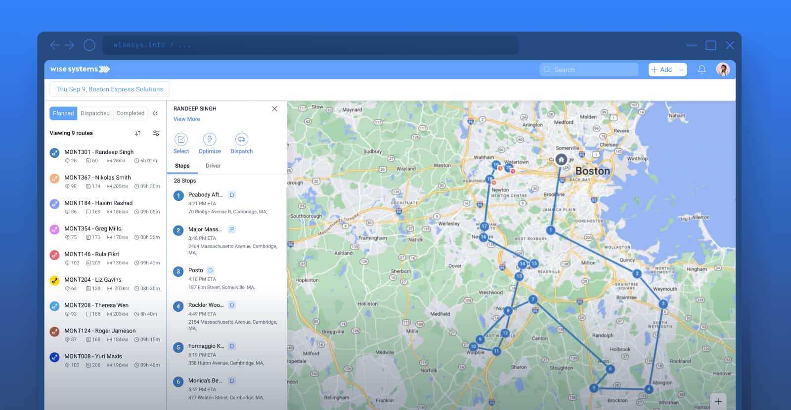 Wise Systems Expanded Platform Wise Systems