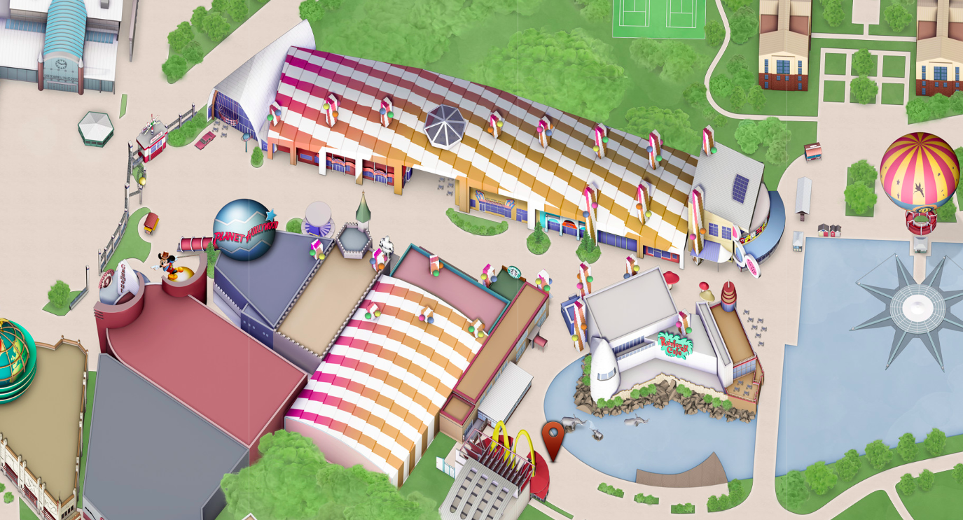 McDonald’s Disneyland Paris au Disney Village Disney Village Wish2Dream