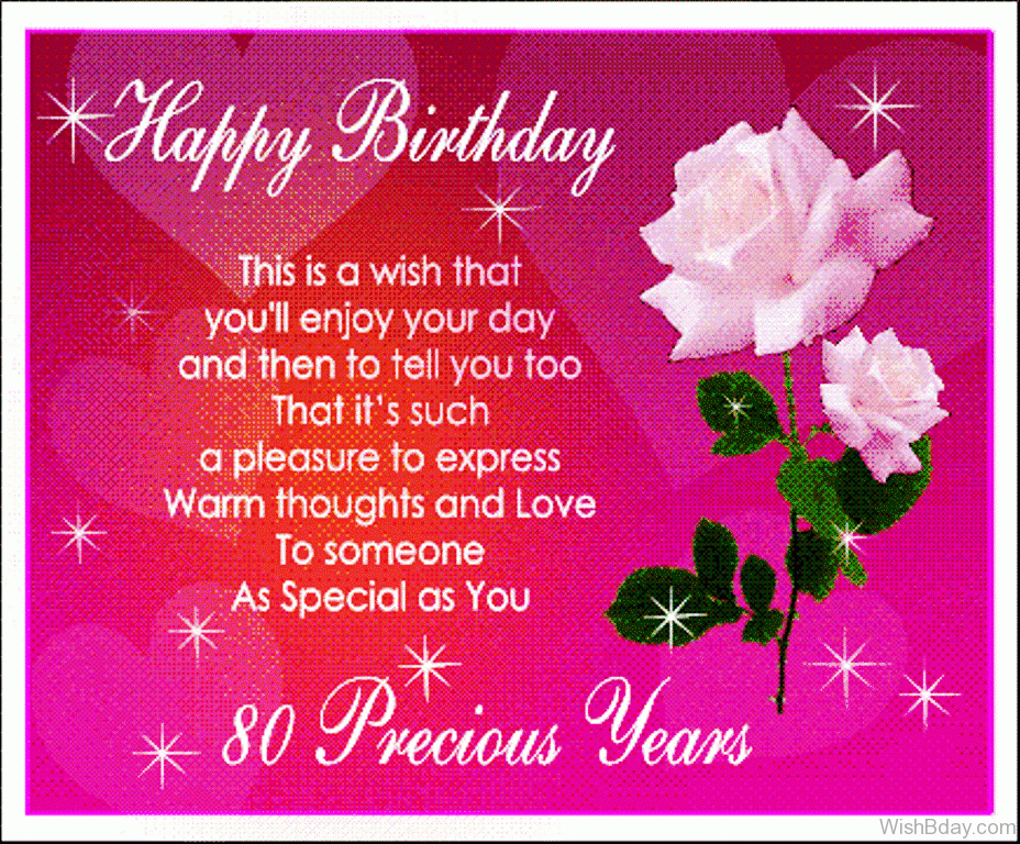 39 80th Birthday Wishes