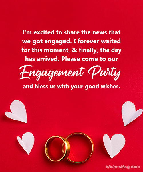 Engagement Announcement Messages, Captions and Ideas WishesMsg