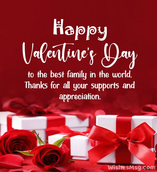 valentines day message for family 200+ Valentines Day Wishes And Messages | Wishesmsg