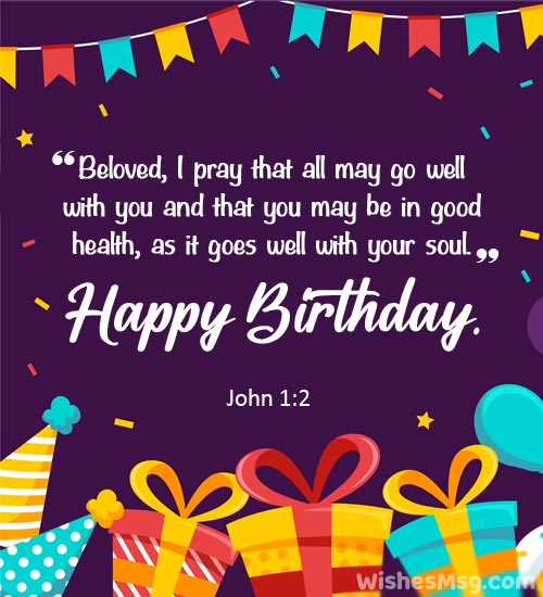 Bible Verses For Birthday Blessings & Wishes WishesMsg