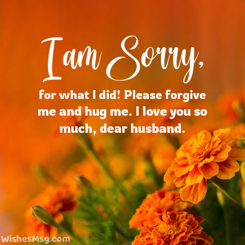 100+ Sorry Messages and Quotes For Husband WishesMsg