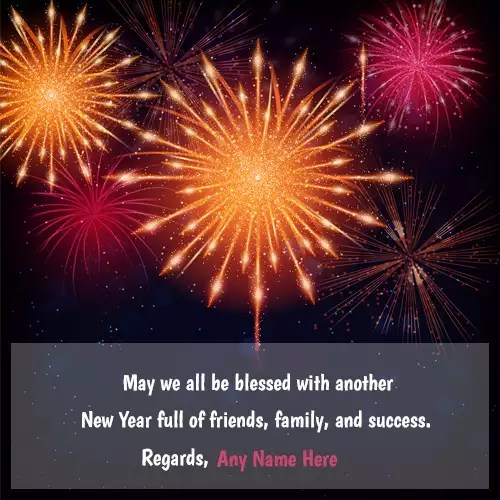 Wish You New Year 2022 With Name