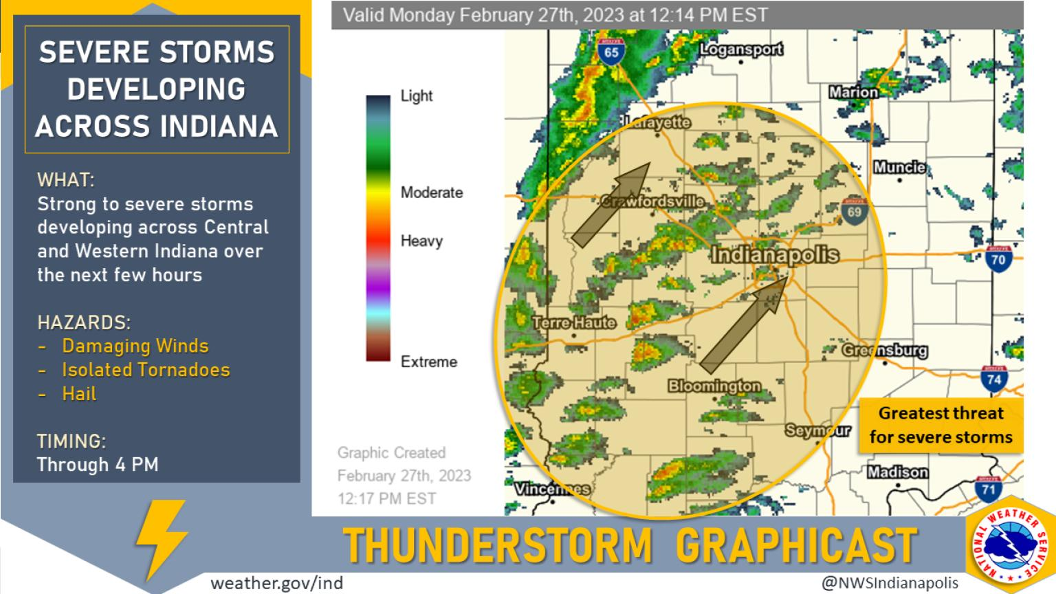 Weather blog Hancock County looks for tornado damage Indianapolis