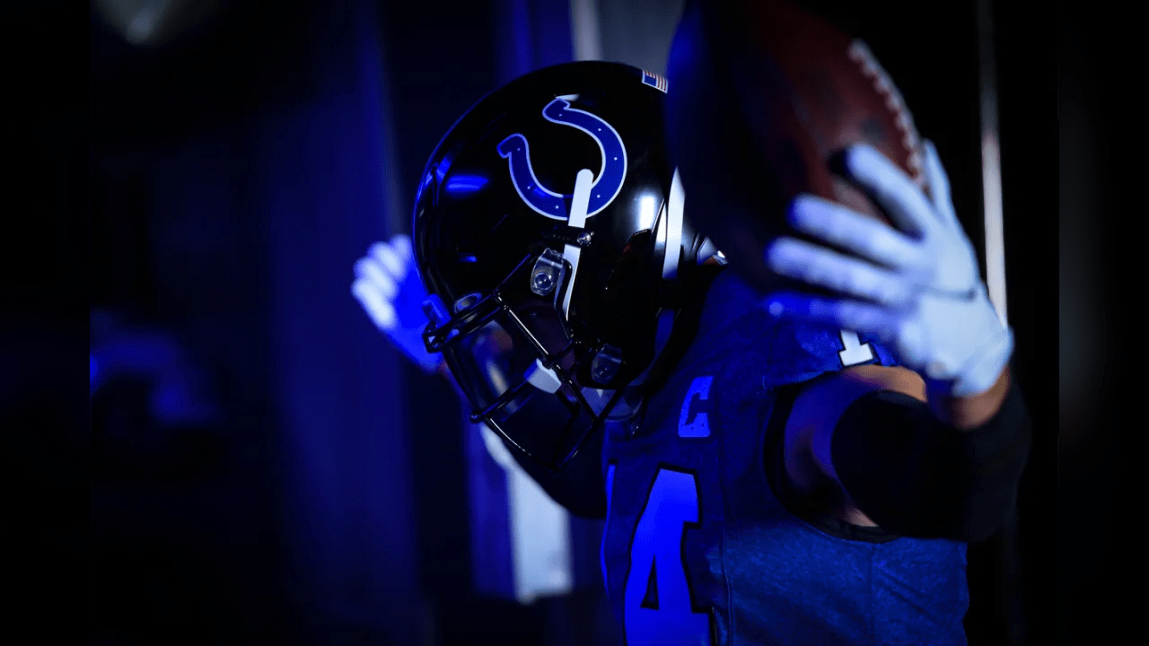 Colts celebrate new 'Indiana Nights' uniform with jersey giveaway