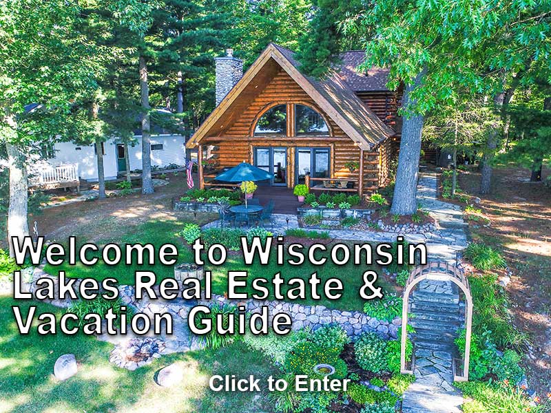 Wisconsin Lakes Real Estate Guide to water & lakefront homes