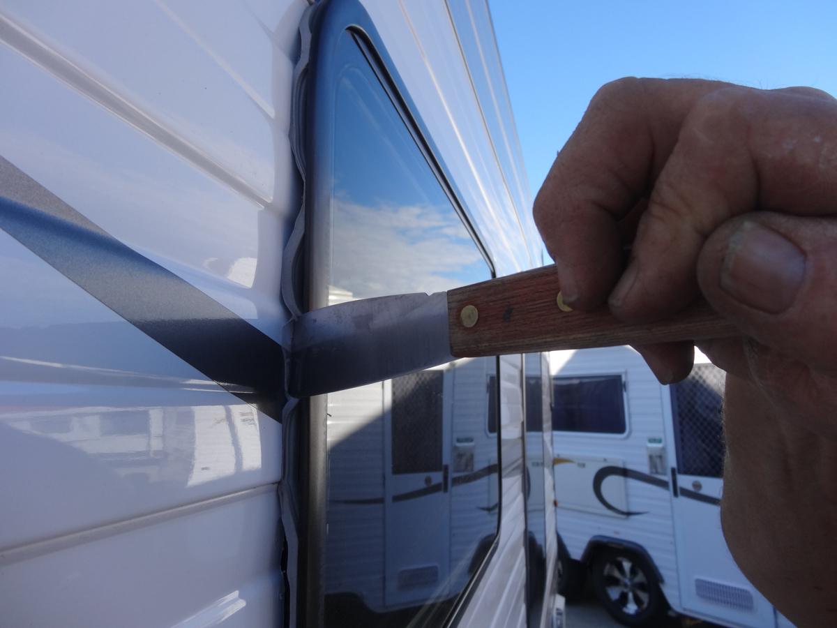 StepByStep Guide To ReSealing Your Caravan Window Without a Hitch