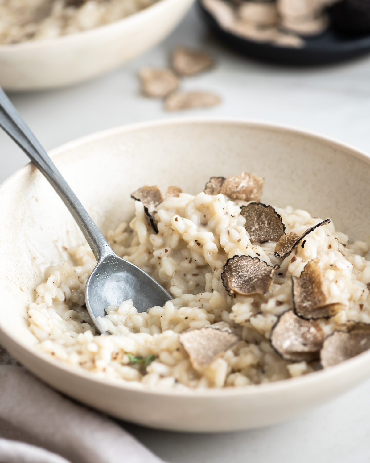 black truffle risotto With Spice