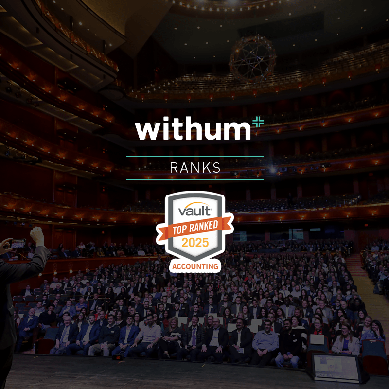 Withum Soars on Vault Top Accounting Firm Withum