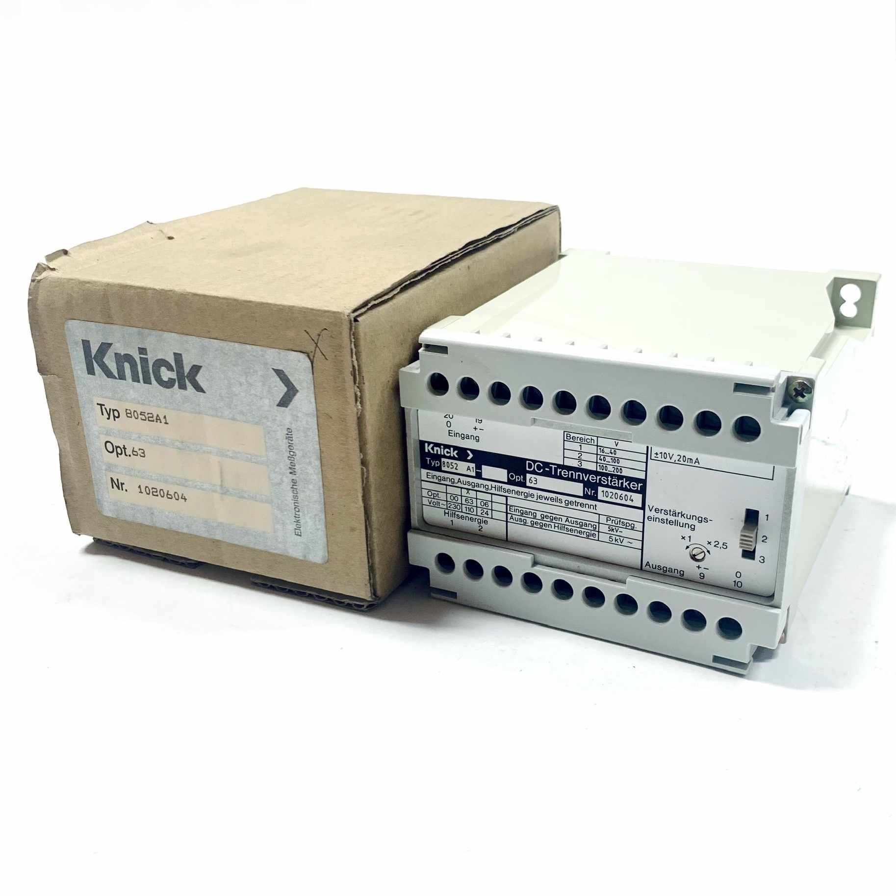 8052A1 Knick DC Isolation Amplifier Module