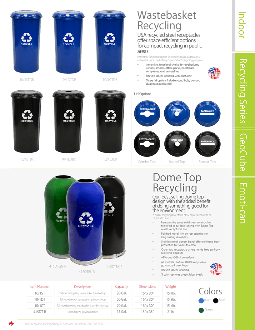 Indoor Waste Receptacles Indoor Trash Can