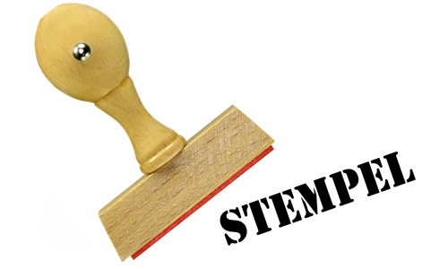 Gestaltung und Herstellung Stempel, Holzstempel