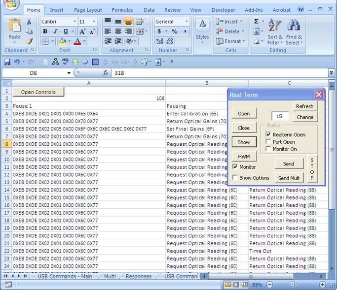 VBA Automation Device Integration Witting Excel