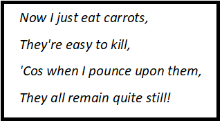 The Veggy Lion Stanza Wise Summary Wittychimp