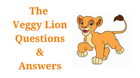 The Veggy Lion Questions Answers Wittychimp