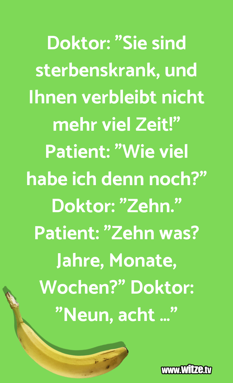 Doktor "Sie sind... Kategorie Arzt Witze Witze.tv