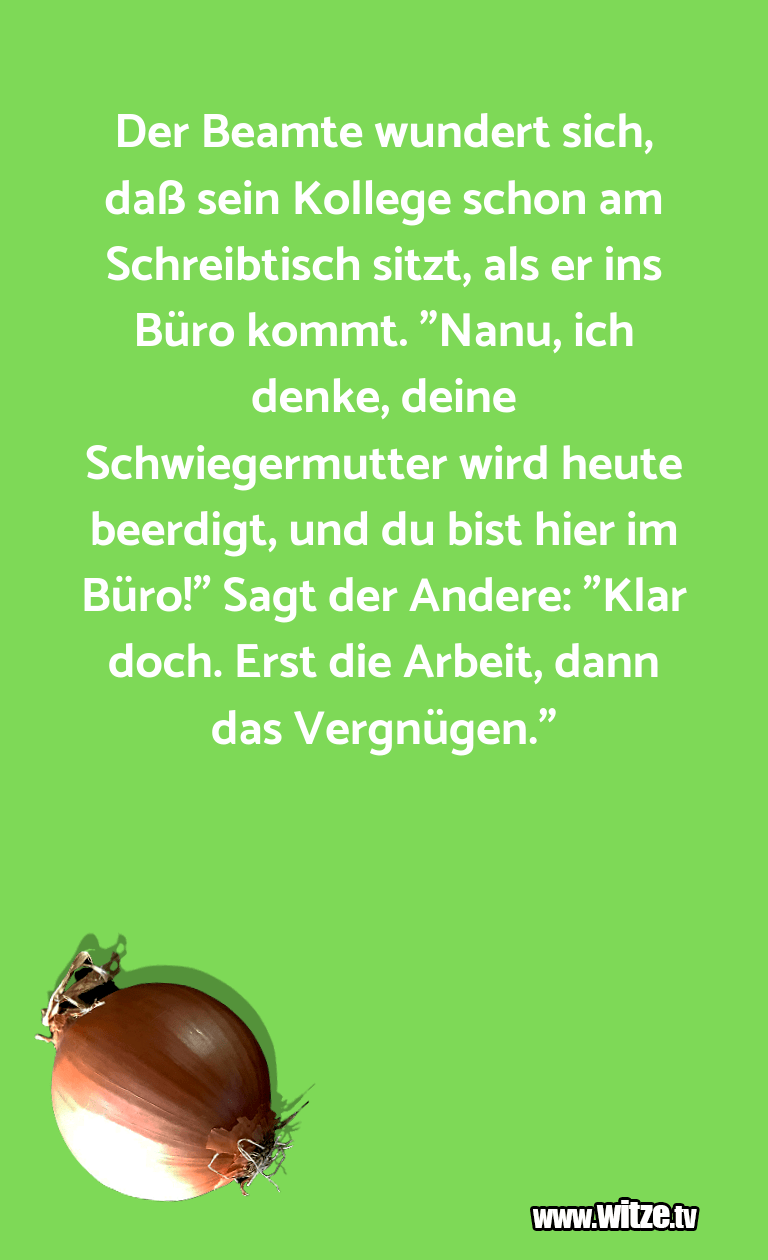 Der Beamte wundert... • Lustige Witze und Sprüche