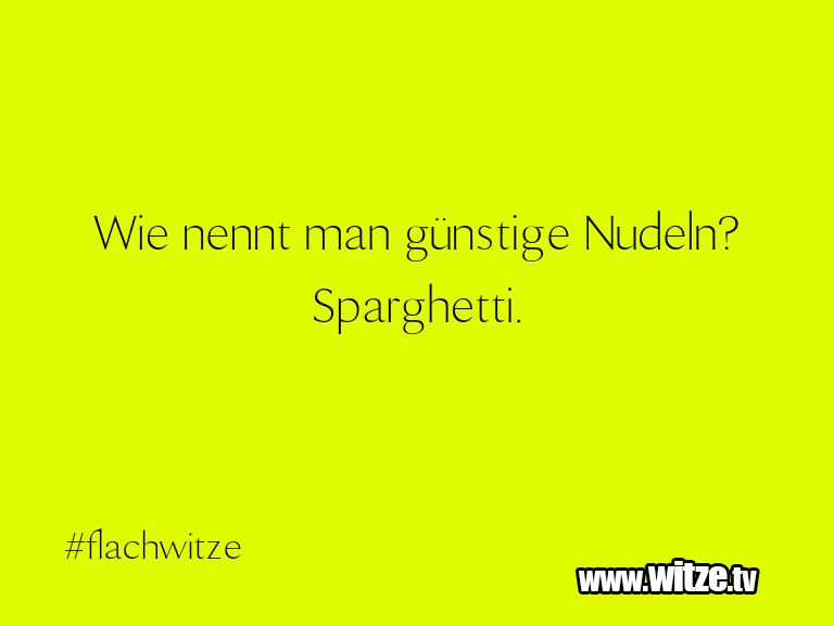 Wie nennt man... Kategorie Flachwitze Witze.tv