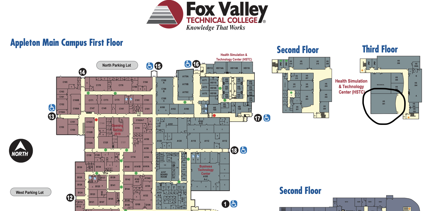 Appleton North High School Campus Map Fvtc Appleton Campus Map Map Images