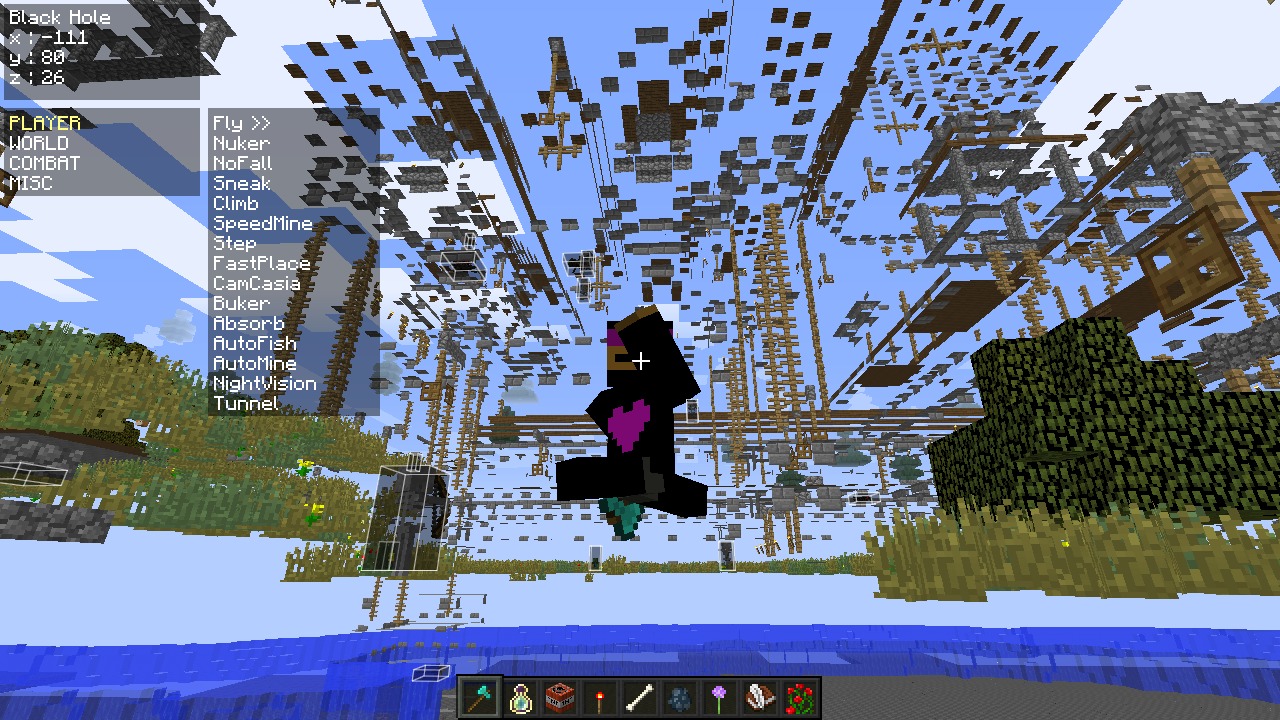 Minecraft Black Hole Hacked Client Download