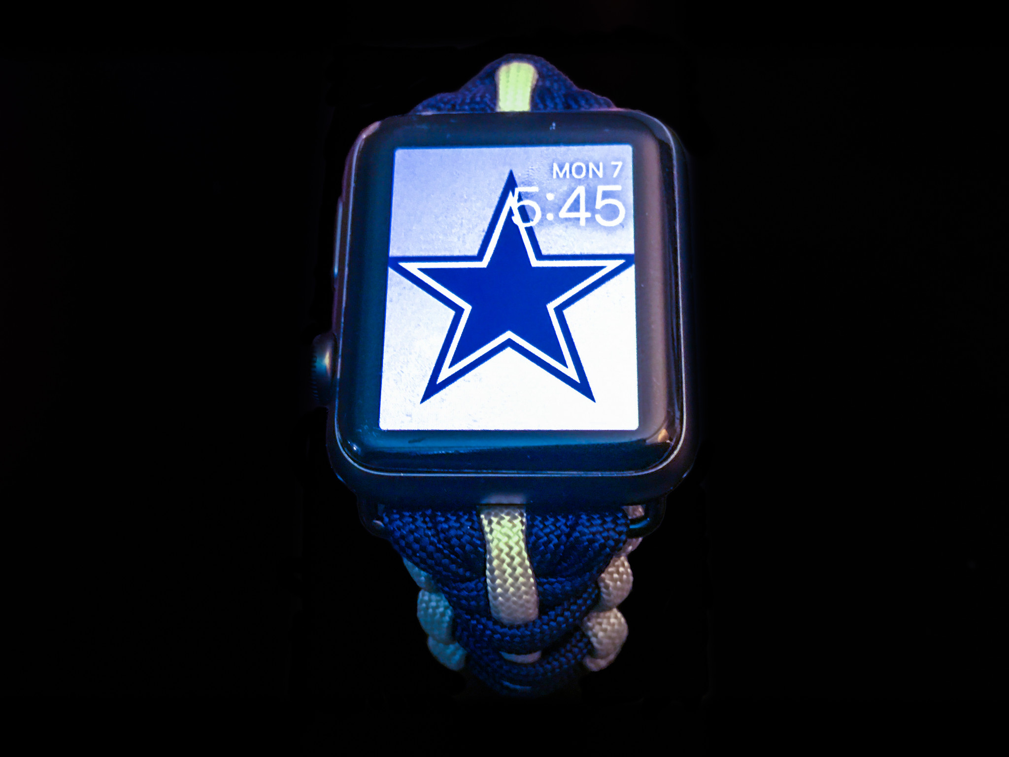 Apple Watch Dallas Cowboys Paracord Band, 42mm and 38mm